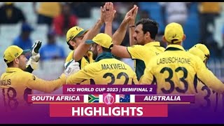 South Africa vs Australia World Cup 2023 Semifinal Full Match Highlights SA vs AUS Full Highlights [upl. by Anyg147]