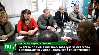 La UNSa pone en marcha la Feria de Empleabilidad 2024 [upl. by Suirrad]