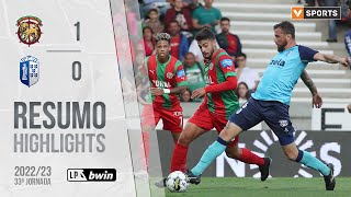 Highlights  Resumo Marítimo 10 FC Vizela Liga 2223 33 [upl. by Burnight]