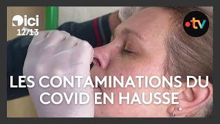 COVID  augmentation des contaminations le virus circule dans les HautsdeFrance [upl. by Shaum]