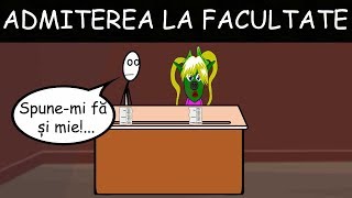 LA FACULTATE Examenul De Admitere [upl. by Aketal445]