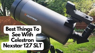 The BEST Things To SEE With The Celestron NexStar 127 SLT🔭 [upl. by Adnamra]