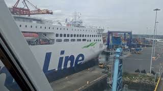 Stena Estrid leaving Dublin 8th May 2024 [upl. by Anirak]