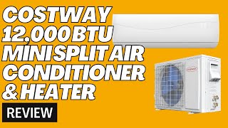 Costway 12000 BTU mini split air conditioner amp heater Review [upl. by Susann]