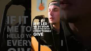 Biebers Best Song quotLifetimequot Covered by Lucas Holmgren acoustic [upl. by Lennahs939]