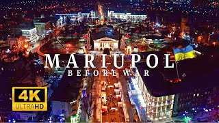 Mariupol Ukraine 🇺🇦 in 4K 60FPS ULTRA HD Video by Drone Before War [upl. by Aneel]