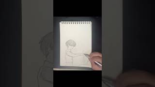 Tokyo Ghoul  Ken kaneki art animedrawing anime sketch animeart sad [upl. by Nomis968]