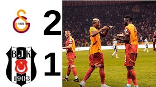 Galatasaray vs Beşiktaş Derbi Maçı  Trendyol Süperlig Maçları [upl. by Armmat]