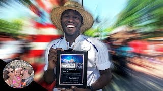 We gave an award to an AMAZING Disneyland Cast Member  He DESERVES more  Disneyland vlog 16 [upl. by Rosenberger255]