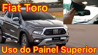 FIAT TORO Como Usar o Painel Superior [upl. by Ahsyas]