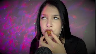 ASMR  COMIENDO CROQUETAS DE JAMÓN SERRANO [upl. by Yrtnahc]