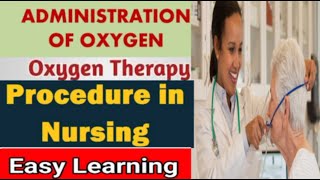 Oxygen therapy and methods of oxygen administrationpurposes indications of oxygen therapynursing [upl. by Idarb461]