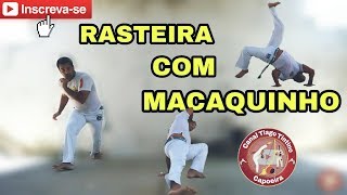 Capoeira vídeo aula Tutorial rasteira com macaquinho [upl. by Middlesworth]