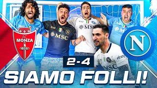 🤪 SIAMO FOLLI MONZA 24 NAPOLI  LIVE REACTION NAPOLETANI HD [upl. by Jeanelle]