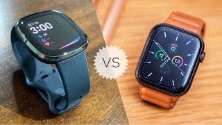 Apple Watch SE VS Fitbit Sense A Huge Caveat [upl. by Idnod]