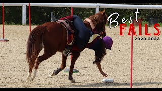 BEST FAILS Chiara amp Ricky  Pony mounted games [upl. by Losse]