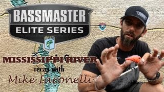 Michael quotIkequot Iaconelli BASS Elite Series Mississippi River Recap [upl. by Nalym]