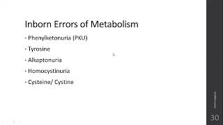 Inborn Errors of Metabolism  June 2024 [upl. by Siuqaj]