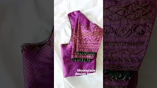 Moonglade design studiohandwork blousedesign bridalblousedesigns [upl. by Merrel226]