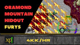 Tibia RP 450  Oramond Mountain Hideout  Fury  52kkhr [upl. by Asilla]