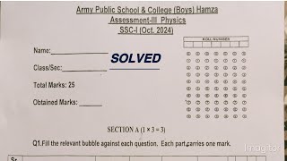 APS Physics 9 Assessment Paper 2024  APS PAST PAPERS [upl. by Alleyne]