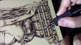 pyrography project 65 [upl. by Sucramel367]