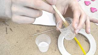 Tutorial How to apply resin to Polymer Clay Jewelry [upl. by Clari226]