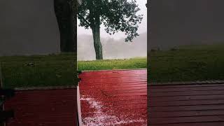 East Tennessee Storm Brings Hail And Heavy Rains [upl. by Yemane]