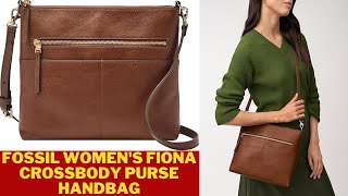 Discover the Beauty of Fossil Womens Fiona Crossbody Purse Handbag  fashionable ladies handbag [upl. by Sherill]