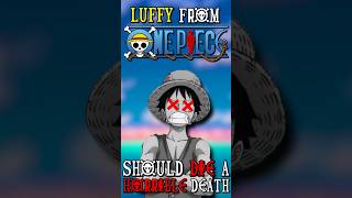 Luffy From One Piece Could DIE ☠️ shorts [upl. by Adirem]