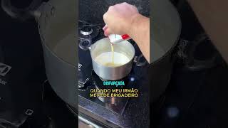 Como fazer brigadeiro  PARTE 2 brigadeiro chocolate receitadebrigadeiro [upl. by Ycul]