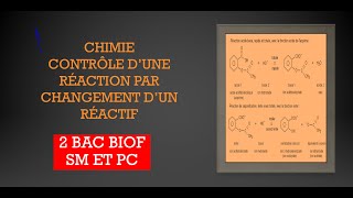 contrôle de lévolution dun système chimique par changement dun réactif [upl. by Einnad]