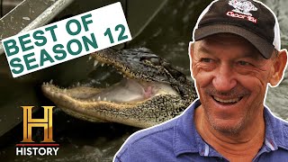 Swamp People BIGGEST GATOR HUNTS OF ALL TIME SEASON 12 [upl. by Walt141]