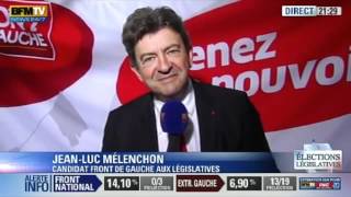 JeanLuc Mélanchon sur BFM TV [upl. by Araic]