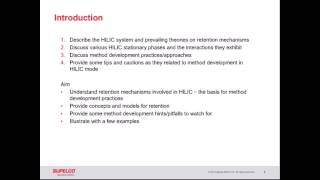 HILIC Chromatography Theory and Method Development Practices [upl. by Lithea993]