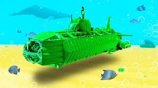 BUILD THE BIGGEST SUBMARINE CHALLENGE Trailmakers [upl. by Gies]