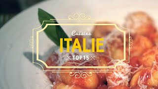 TOP 15 de la cuisine ITALIENNE 🍲 Voyage en Italie [upl. by Ernaline188]