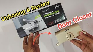 Godrej Hercules Door Closer  Unboxing  Best Door Closer for Home amp Office [upl. by Hernando]