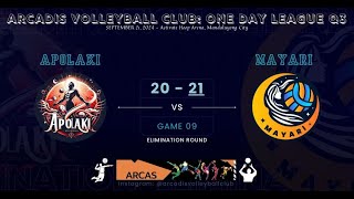 GAME 09 Arcadis Volleyball Club OneDay League Q3 2024 [upl. by Itsuj508]