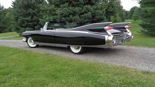 1959 Cadillac Eldorado Biarritz Convertible in Black amp Ride on My Car Story with Lou Costabile [upl. by Dolorita]