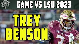 Trey Benson Scouting Film vs LSU 2023  All Attempts [upl. by Shanks]