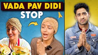 VIRAL VADA PAV DIDI OF DELHI STOP [upl. by Aihsemot514]