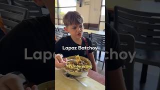 11yo Boy Describes Lapaz Batchoy In Iloilo Philippines [upl. by Prud]