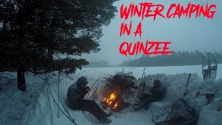 Winter Camping in a Quinzee [upl. by Lek484]