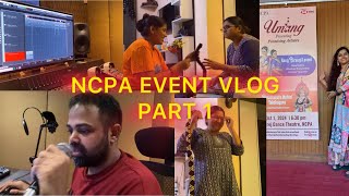 NCPA EVENT VLOG  Part 1  Dance Vlog  Ankita Naik [upl. by Mehta]