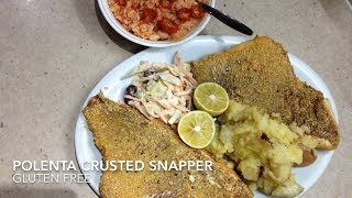 Polenta Crusted Snapper Fillets cheekyricho tutorial [upl. by Brenn]