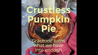 Pumpkin Pie From Scratch Super Easy [upl. by Bertle]