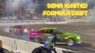 SEMA Ignited 2022 Formula Drift Show [upl. by Lodi838]