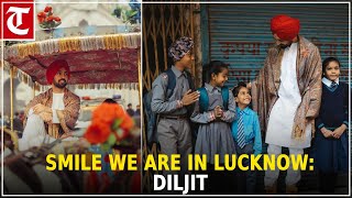 This is how Diljit Dosanjh announced his arrival in Lucknow for his ongoing tour [upl. by Wivestad]