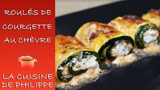 Roulés de courgette au chèvre [upl. by Maurits536]